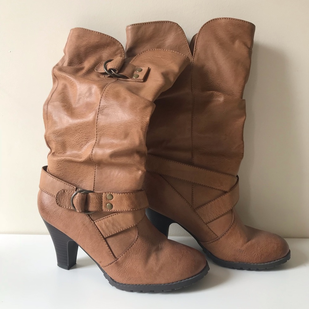 Kohl’s Tan Heeled Boots